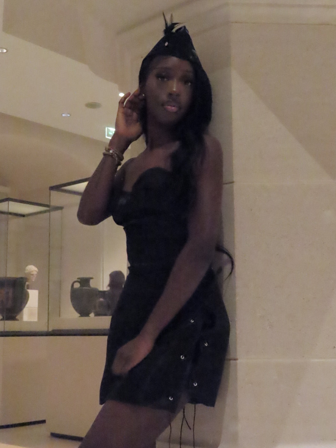Shimmering corset + skirt