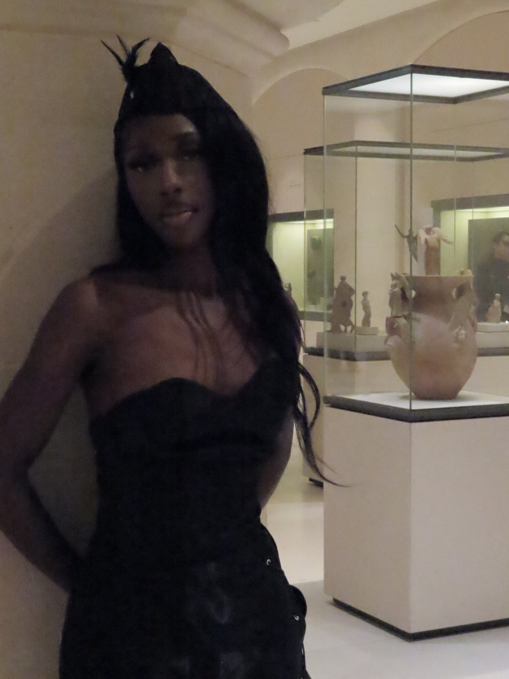 Shimmering corset + skirt