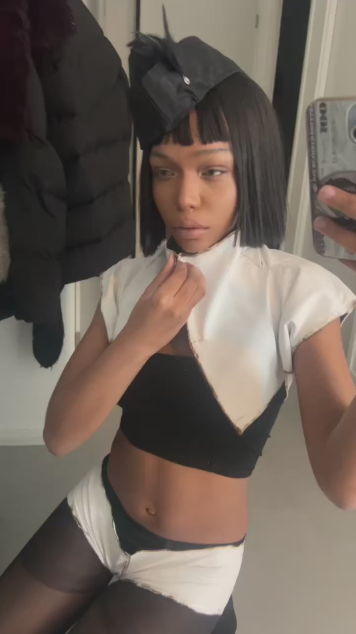Wear her jacket